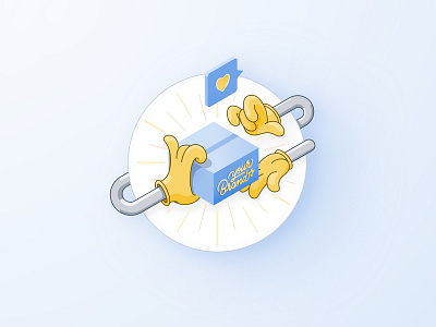 Isometric Illustration - Delivery delivery icon set illustration isometric art thunder rockets ui design