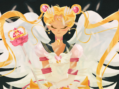 Sailor Moon anime illustration sailor moon