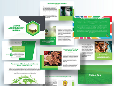 Urban Agriculture PowerPoint Presentation Design branding design graphic design illustration logo powerpoint powerpointpresentation