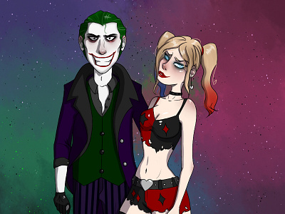 Joker & Harley graphic design