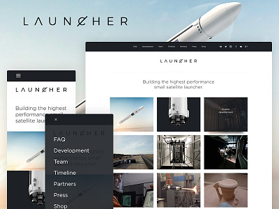 Launcher behance colors design dribbble responsive design site ui ui ux ux website