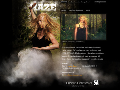 Haze - Skånes dansteater black brush dance fog haze photoshop smoke