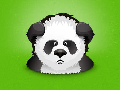 Sad panda icon icon panda sad