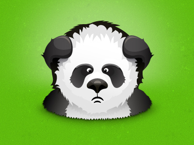 Sad panda icon