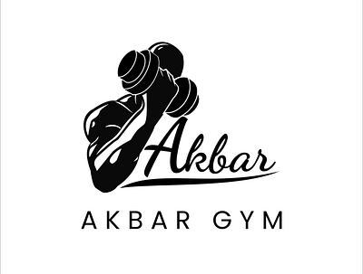 Akbar gym logo bodybuilding