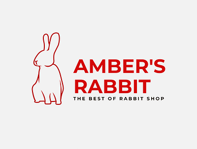 amber rabbit logo cartoon