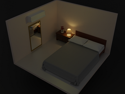 bedroom 3d design living