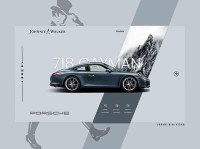 Porsche Website Design figma logo ui ux uxui uxui design web design