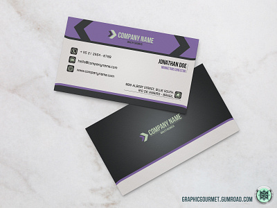 Professional Business Card Template v01 brand identity branding business card business card design business card template corporate identity professional business card