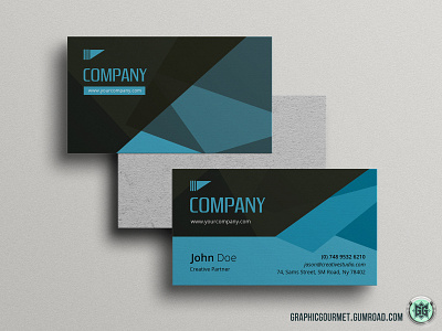 Modern Business Card Template v01 brand identity branding business card business card design business card template corporate identity personal branding stationery visual identity