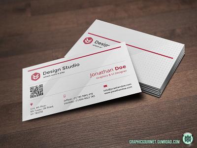 Simple Business Card Template v01 brand identity branding business card corporate identity personal branding stationery visual identity