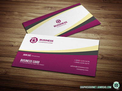 Professional Business Card Template v02 brand identity branding business card corporate identity personal branding stationery visual identity