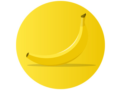 Banana dailycreativechallenge icons.craphicdesign illustration