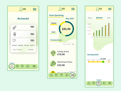 UI Design Mobile version banking app mobile ui ui design