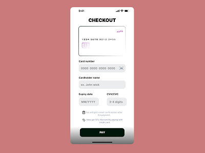 Credit Card checkout 002 credicard dailyui design ui