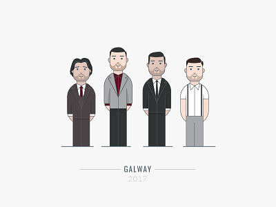 Illustration celebration character illustration lads man people suit