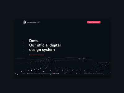 Dots | Design System 3d canvas design system dots particles three.js webgl