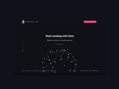 Dots | Design System 3d canvas design system dots particles three.js webgl