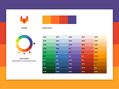 Harmonious UI color palette accessibility brand chromatic colors git gitlab harmony palette scheme ui wcag wheel
