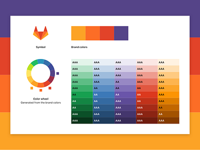 Harmonious UI color palette