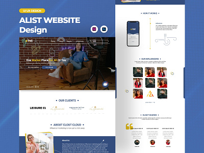 ALIST WEBSITE DESIGN