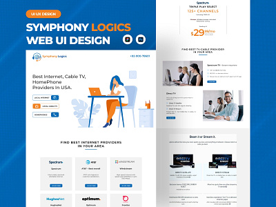 SYMPHONY LOGICS WEBSITE UI DESIGN graphic design logo ui design uiux uiux design web design web ui website design