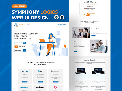 SYMPHONY LOGICS WEBSITE UI DESIGN