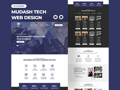 MUDASH TECHNOLOGIES WEB UI DESIGN design tech web ui tech website ui ui ui design uiux uiux design web design web ui website design