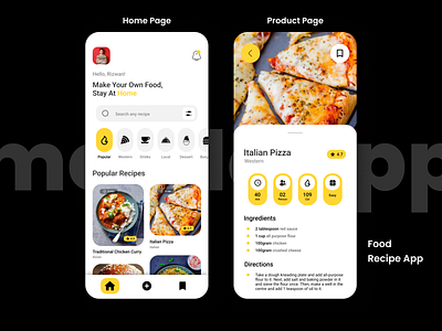 Food Mobile App UI