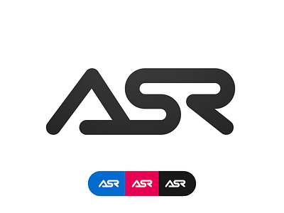 ASR Logo branding customtype design identity lettering logo mark minimal symbol trademark type typography