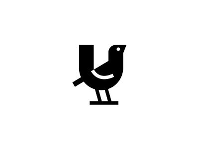 U Is For Birds animal bird branding character clean customtype design flat icon identity illustration lettering logo logotype mark minimal symbol trademark type typography