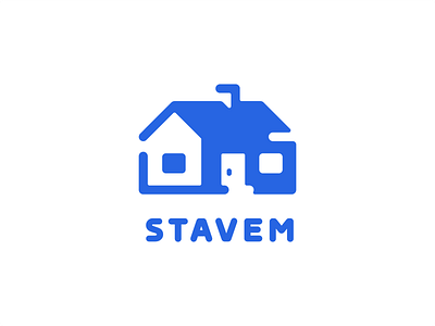 Stavem branding clean customtype design flat home house icon identity illustration lettering logo logotype mark minimal symbol trademark type typography