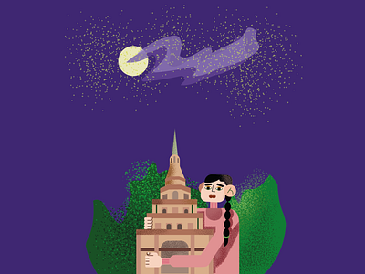Тоска по Казани / Missing Kazan City adobe illustrator homesickness homework homework beginner illustration kazan skillbox tower