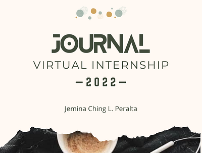 Journal for Virtual Internship design graphic design illustration