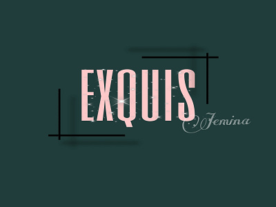 Exquis Brand Name branding design graphic design logo