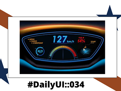 Car Interface dailyui dailyui::034 ui