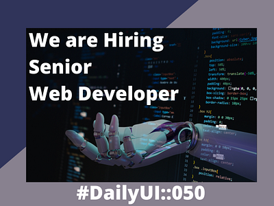 Job Listing dailyui dailyui::050 ui