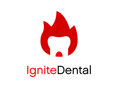 Ignite Dental Logo clean design logo logo design logotype simple logo ui vector
