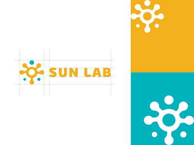Logo branding identity lab laboratory logo logotype medecine medical virus
