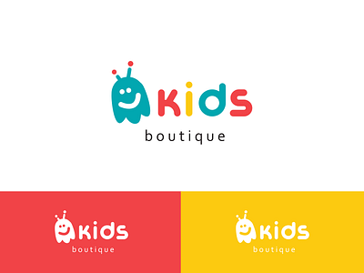 Logo for a kids store branding children identity kids logo logotype store toys
