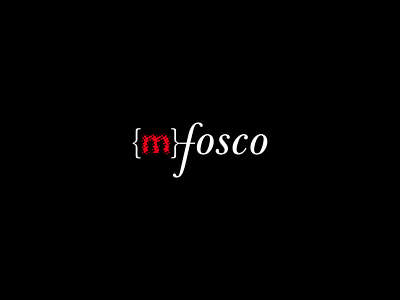 M FOSCO branding design graphic design logo vector