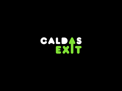 CALDAS EXIT branding design graphic design logo vector