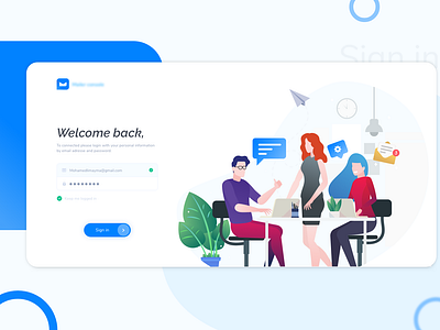 Login page clean email illustration layouts login login form login page logo mail app mailer password sign in ui uidesign welcome page