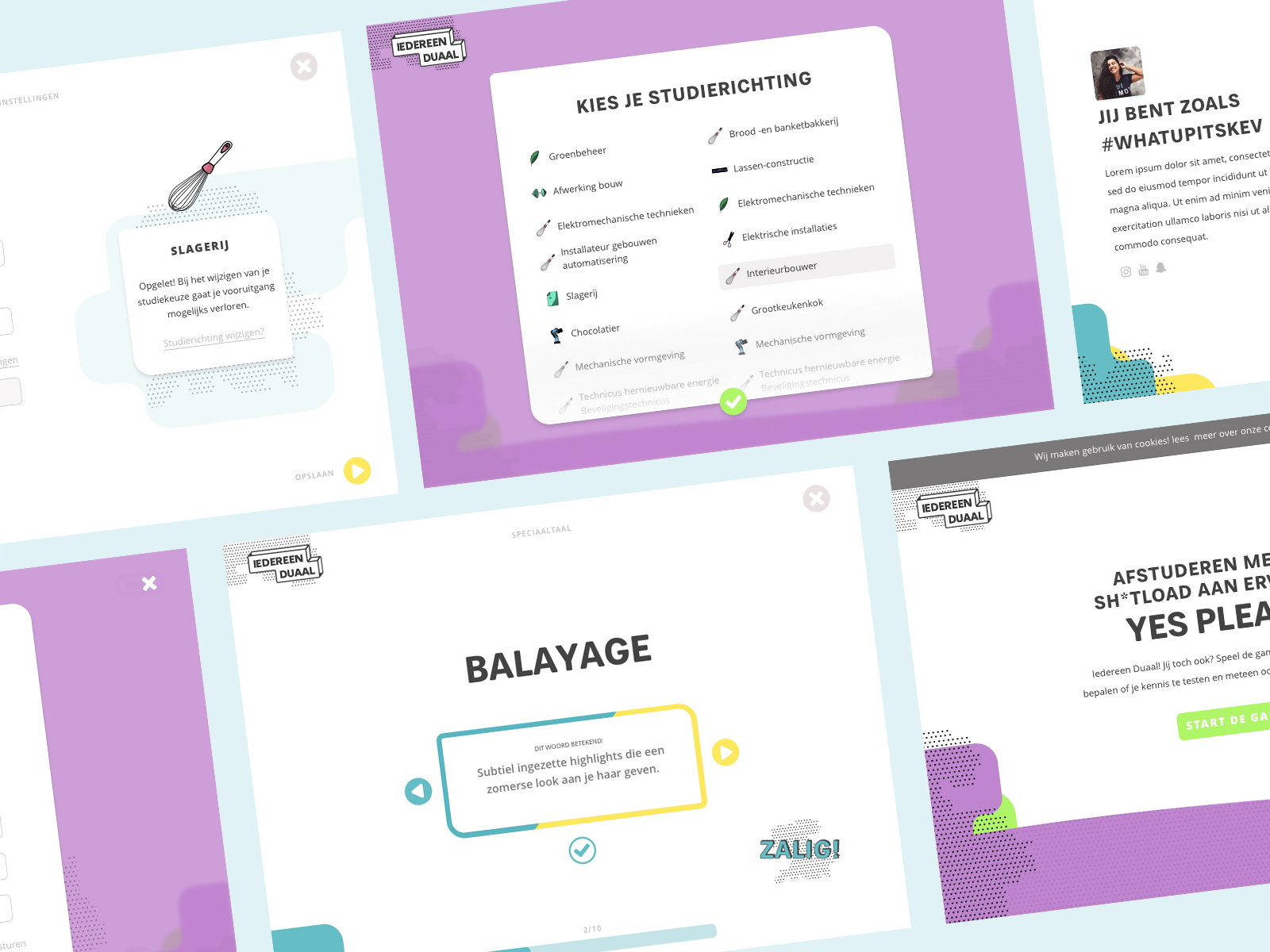 Iedereen Duaal platform by Suzan Van Dijck on Dribbble