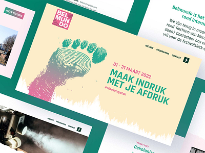 Belmundo website branding colorful design digital design festival graphic design hero header illustration landingspage ui user interface design ux website