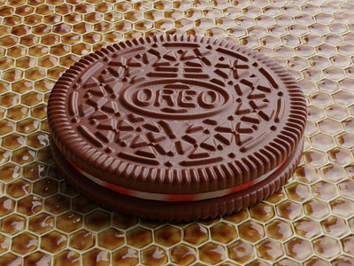 Oreo (Cycles render) 3d branding design graphic design illustration logo