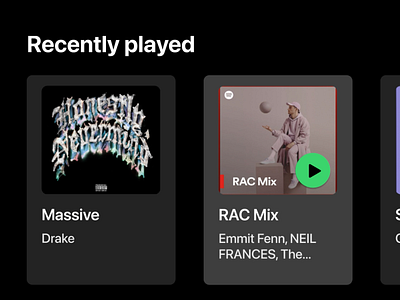 Spotify Recently Played