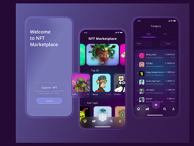 NFT Marketplace Mobile App