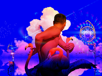𝒇𝒍𝒂𝒎𝑩𝑶𝒀𝒂𝒏𝒄𝒆 🦩✧˖° aesthetics boy cumulus dream dreamscape flamingo gay gay pride gradient gradients heaven illustration lgbt pink pride queer rainbow sparkle view vision
