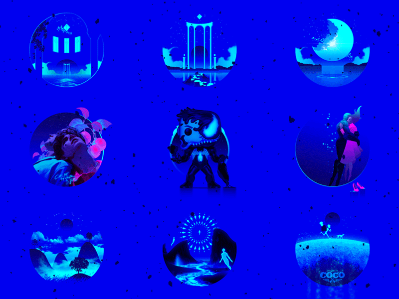 #BestNine2K18 / #TopNine2K18 👑 2018 animation art best nine blue character christmas clean design flat gif graphic design illustration minimal motion nature neon photoshop queer web